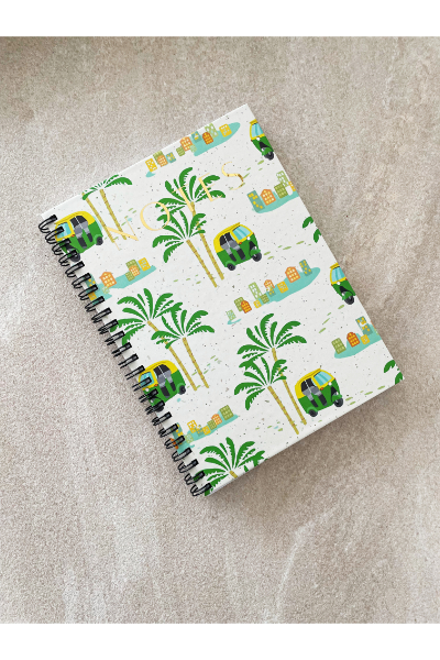 A5 Notebook -  Tuk Tuk Oat